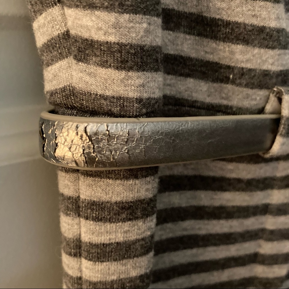 Gray Belted Wear to Work Dress - Picture 7 of 7